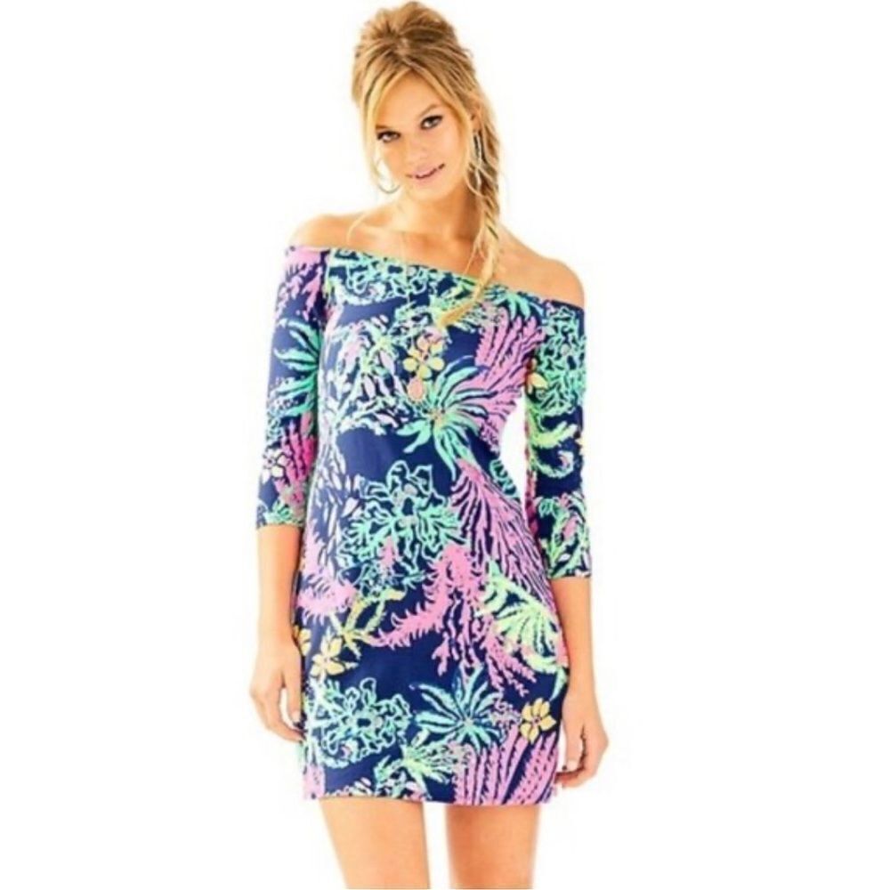 Lilly Pulitzer Laurana OTS Shift Dress AllA Glow